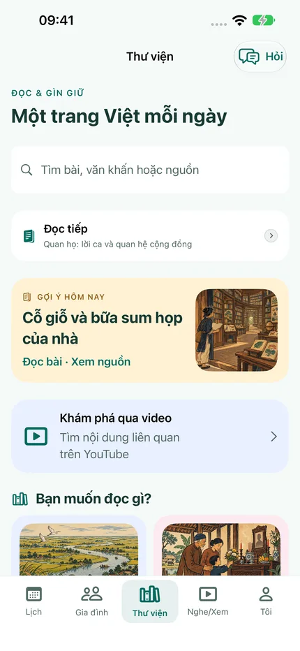 Thư viện trên iPhone